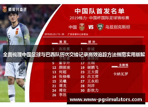 全面梳理中国足球与巴西队历次交锋记录高效追踪方法指南实用版解