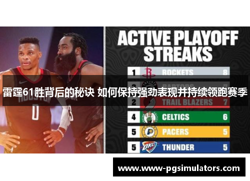 雷霆61胜背后的秘诀 如何保持强劲表现并持续领跑赛季